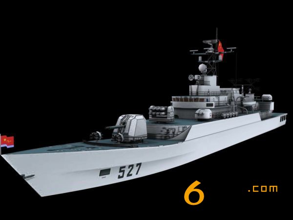 牡丹江3d护卫舰模型